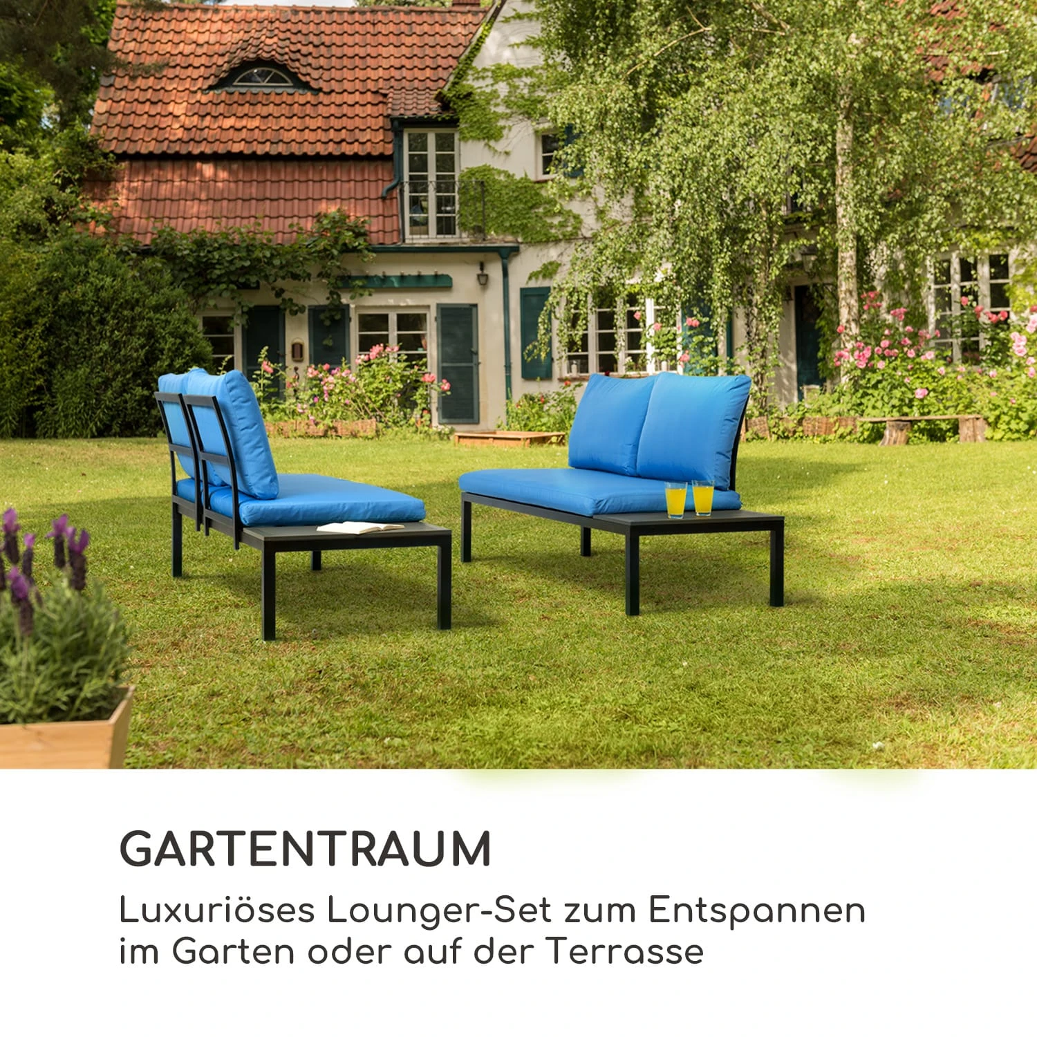 Cartagena Lounger 2 Zweisitzer mit Tisch Stahl Polyester Cartagena Lounger 2 Zweisitzer Mit Tisch Stahl Polyester -Klarstein Verkaufs 10035434 de 0002 logo