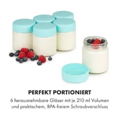 Gaia Greek Joghurt-Maker 1,26 L 6 Gläser Inkl. Sieb-Box -Klarstein Verkaufs 10035435 de 0003 logo