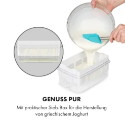 Gaia Greek Joghurt-Maker 1,26 L 6 Gläser Inkl. Sieb-Box -Klarstein Verkaufs 10035435 de 0006 logo