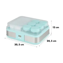 Gaia Greek Joghurt-Maker 1,26 L 6 Gläser Inkl. Sieb-Box -Klarstein Verkaufs 10035435 yy 0008 logo Klarstein Gaia Greek Joghurtmaker mint