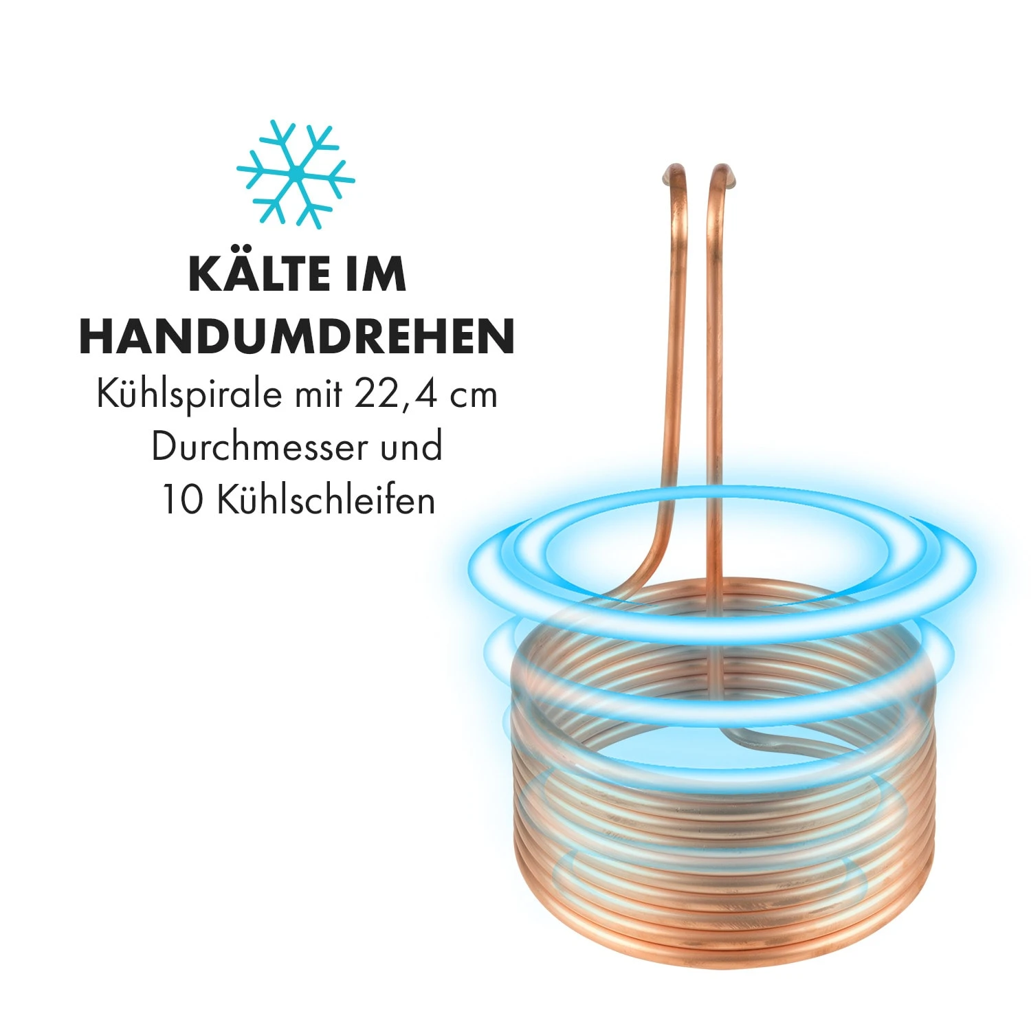Chiller 10K Eintauchkühler Ø22,4 cm 10 Schleifen Chiller 10K Eintauchkühler Ø22,4 Cm 10 Schleifen -Klarstein Verkaufs 10035448 de 0003 logo
