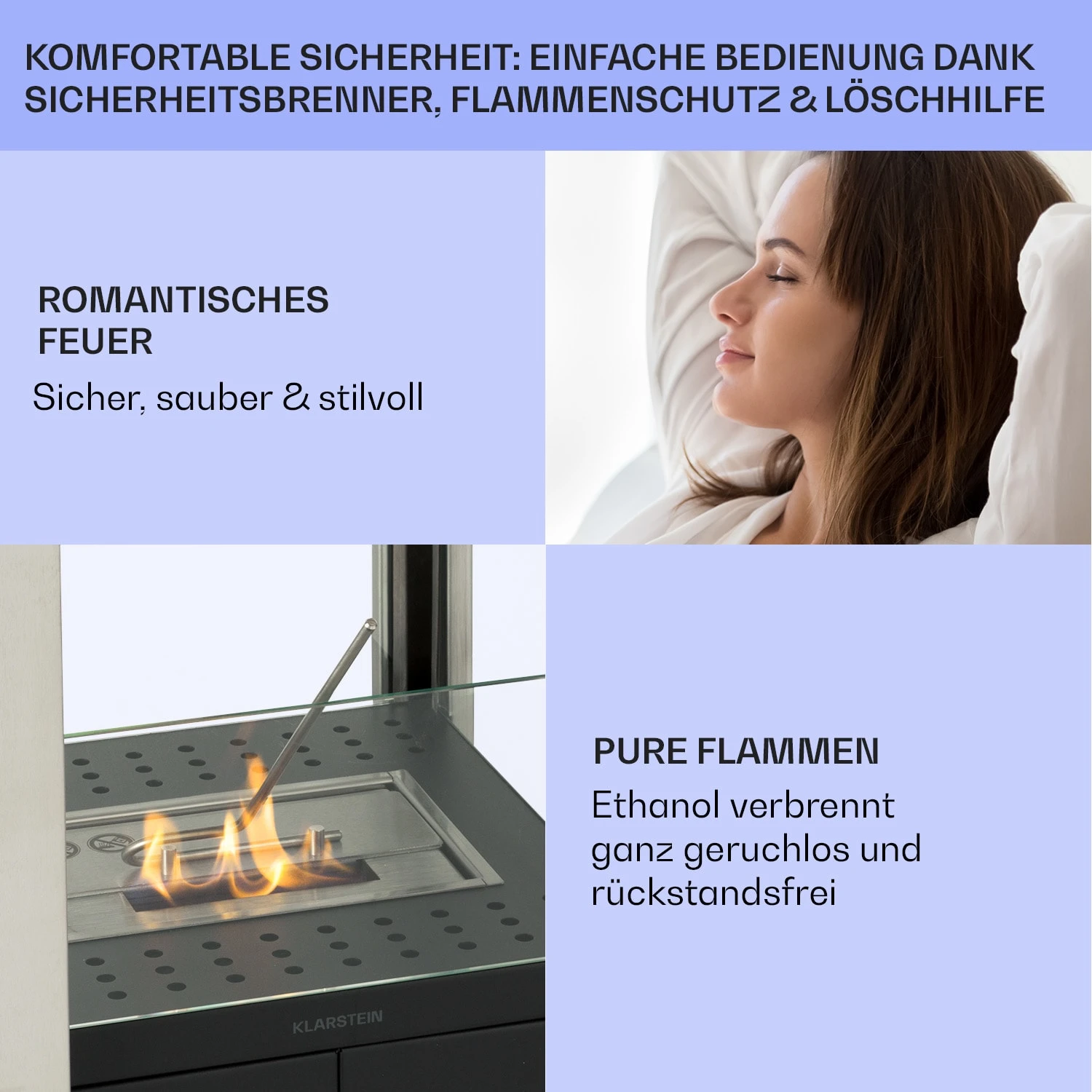 Phantasma Pinar Ethanol-Kamin rauch- & geruchlos Bio-Ethanol Phantasma Pinar Ethanol-Kamin Rauch- & Geruchlos Bio-Ethanol -Klarstein Verkaufs 10035459 de 0006 usp