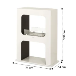 Phantasma Peña Ethanol-Kamin Rauch- & Geruchlos Bio-Ethanol -Klarstein Verkaufs 10035460 yy 0011 dimensions