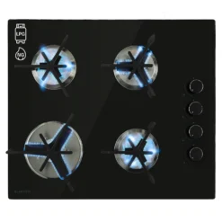 Trifecta 4 Gaskochfeld 4-flammig Triangle-Brenner Glaskeramik