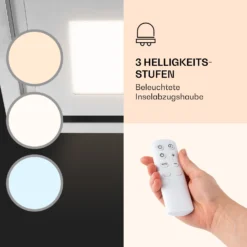 Remy Brilliant Edition Inselhaube 90cm 609 M³/h EEK A LED Glas 2 Remy Brilliant Edition Inselhaube 90cm 609 M³/h EEK A LED Glas -Klarstein Verkaufs 10035477 de 0003 logo