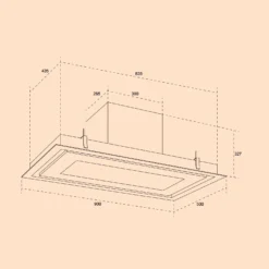 Remy Brilliant Edition Inselhaube 90cm 609 M³/h EEK A LED Glas 6 Remy Brilliant Edition Inselhaube 90cm 609 M³/h EEK A LED Glas -Klarstein Verkaufs 10035477 yy 0007 logo