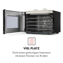 Tutti Frutti Dörrautomat 400W 35-80°C 8 Liter -Klarstein Verkaufs 10035481 de 0008 logo