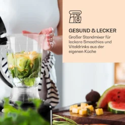 Luca Multifunktionsmixer 1000 W 3 L Stufenlose Geschwindigkeit 6 Modi 3 Luca Multifunktionsmixer 1000 W 3 L Stufenlose Geschwindigkeit 6 Modi -Klarstein Verkaufs 10035487 de 0004 logo