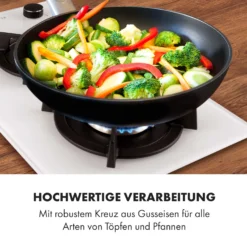 Goldflame Domino Gaskochfeld 2-flammig Messing-Brenner Glaskeramik 6 Goldflame Domino Gaskochfeld 2-flammig Messing-Brenner Glaskeramik -Klarstein Verkaufs 10035498 de 0007 logo