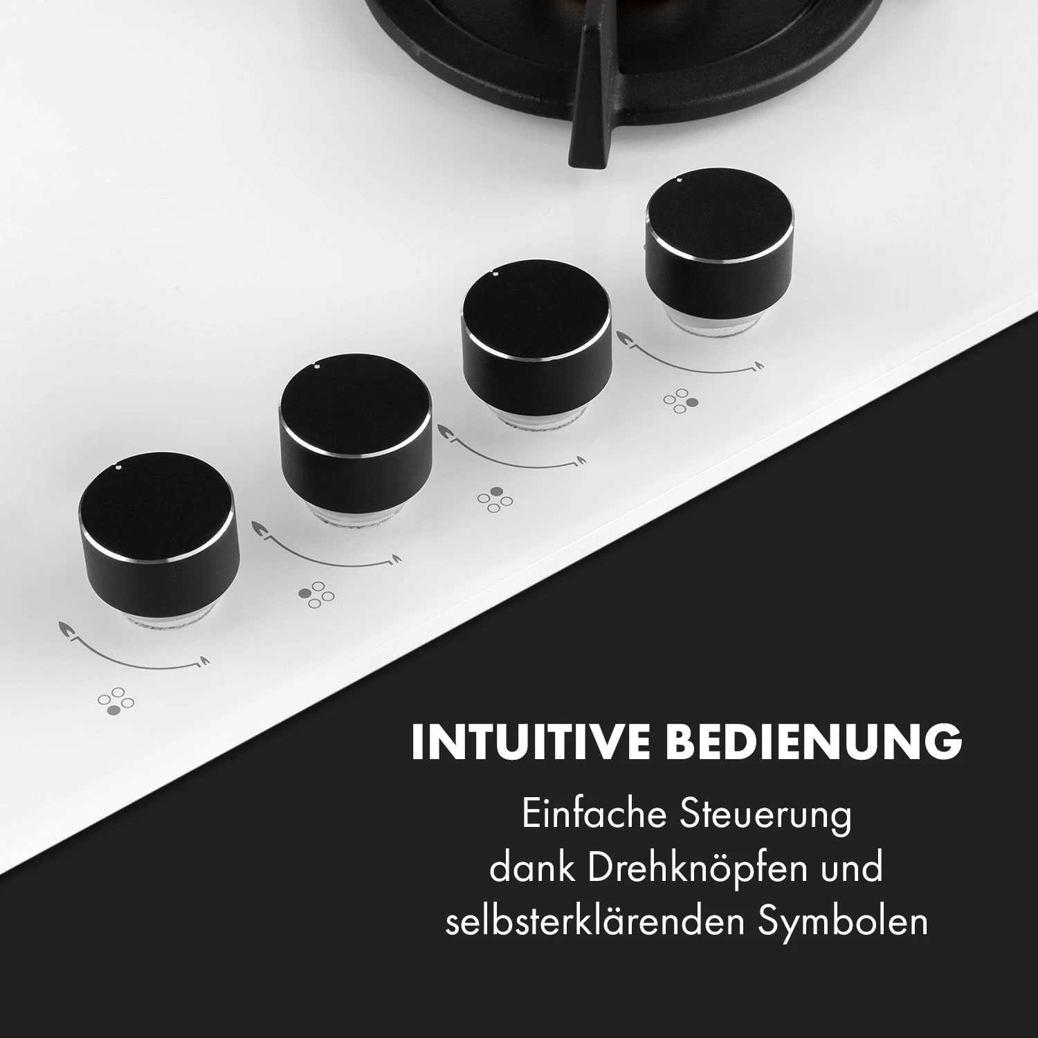 Goldflame 4 Gaskochfeld 4-flammig Messing-Brenner Glaskeramik Goldflame 4 Gaskochfeld 4-flammig Messing-Brenner Glaskeramik -Klarstein Verkaufs 10035499 de 0004 logo