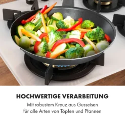 Goldflame 4 Gaskochfeld 4-flammig Messing-Brenner Glaskeramik 6 Goldflame 4 Gaskochfeld 4-flammig Messing-Brenner Glaskeramik -Klarstein Verkaufs 10035499 de 0007 logo