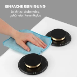 Goldflame 4 Gaskochfeld 4-flammig Messing-Brenner Glaskeramik 7 Goldflame 4 Gaskochfeld 4-flammig Messing-Brenner Glaskeramik -Klarstein Verkaufs 10035499 de 0008 logo