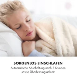 Slanket Heizdecke Mit Ärmeln 120W 155x180cm Coral Fleece -Klarstein Verkaufs 10035504 de 0008 logo