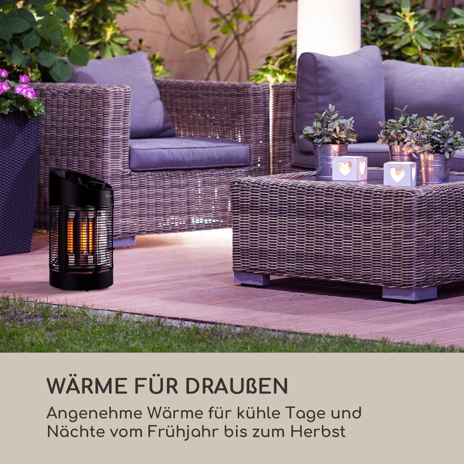 Heat Guru 360 Mini Infrarot-Heizstrahler 700/350W Oszillation Heat Guru 360 Mini Infrarot-Heizstrahler 700/350W Oszillation -Klarstein Verkaufs 10035506 de 0003 logo