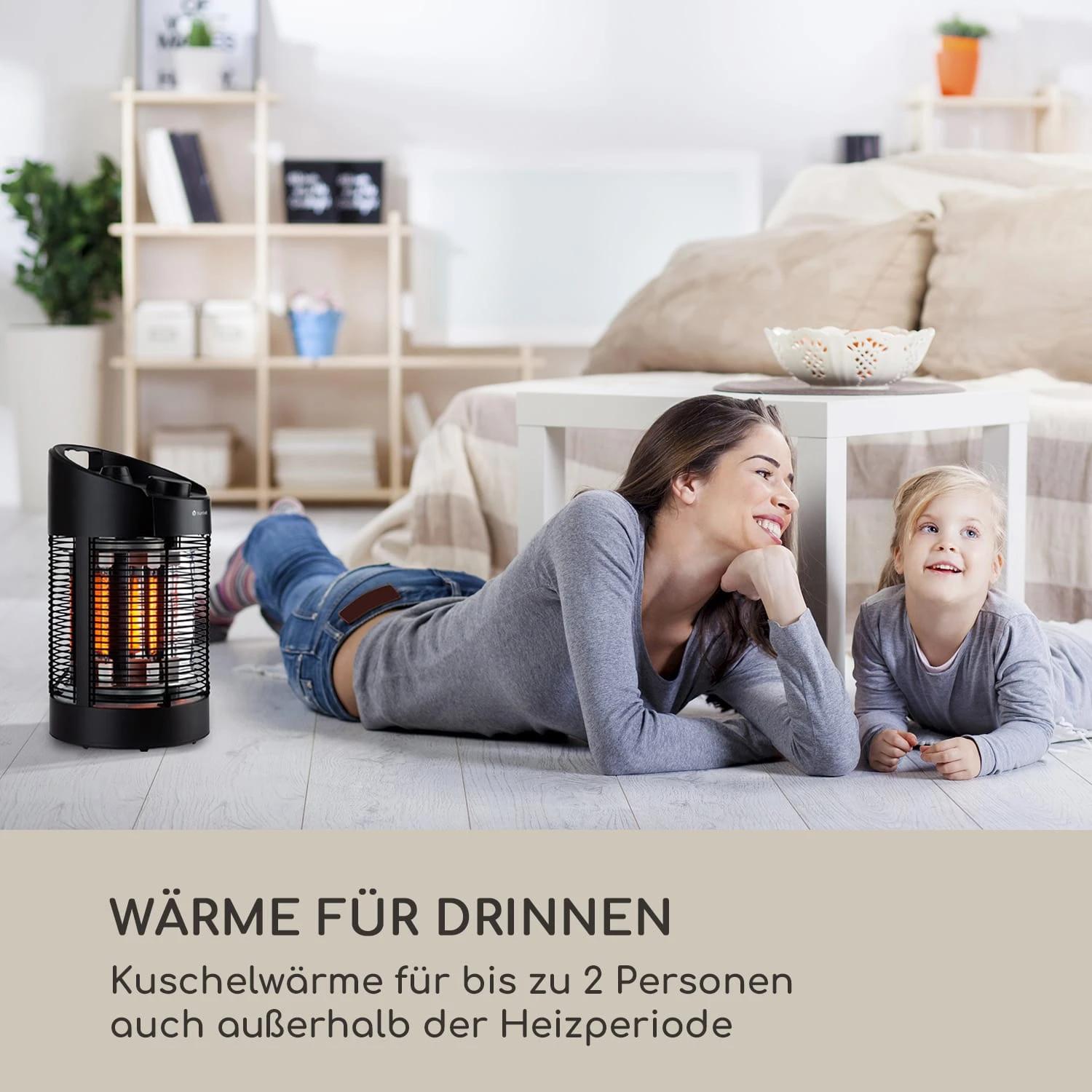 Heat Guru 360 Mini Infrarot-Heizstrahler 700/350W Oszillation Heat Guru 360 Mini Infrarot-Heizstrahler 700/350W Oszillation -Klarstein Verkaufs 10035506 de 0006 logo