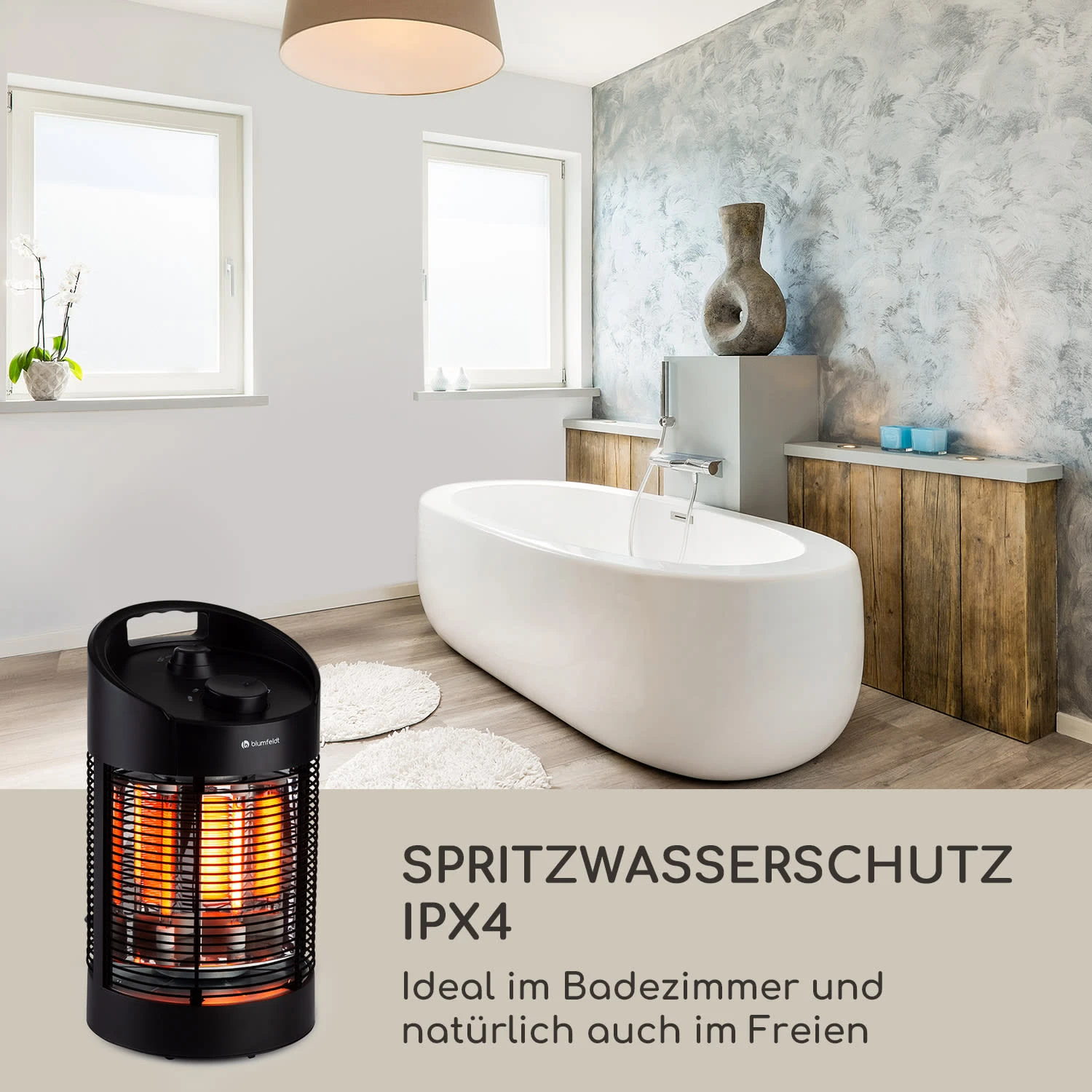 Heat Guru 360 Mini Infrarot-Heizstrahler 700/350W Oszillation Heat Guru 360 Mini Infrarot-Heizstrahler 700/350W Oszillation -Klarstein Verkaufs 10035506 de 0007 logo