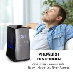 VapoAir Opal Smart Luftbefeuchter App-Steuerung LED-Screen Fernbedienung -Klarstein Verkaufs 10035507 de 0006 logo