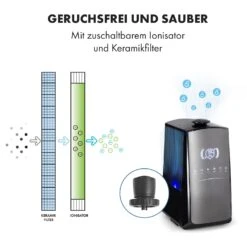 VapoAir Opal Smart Luftbefeuchter App-Steuerung LED-Screen Fernbedienung -Klarstein Verkaufs 10035507 de 0007 logo