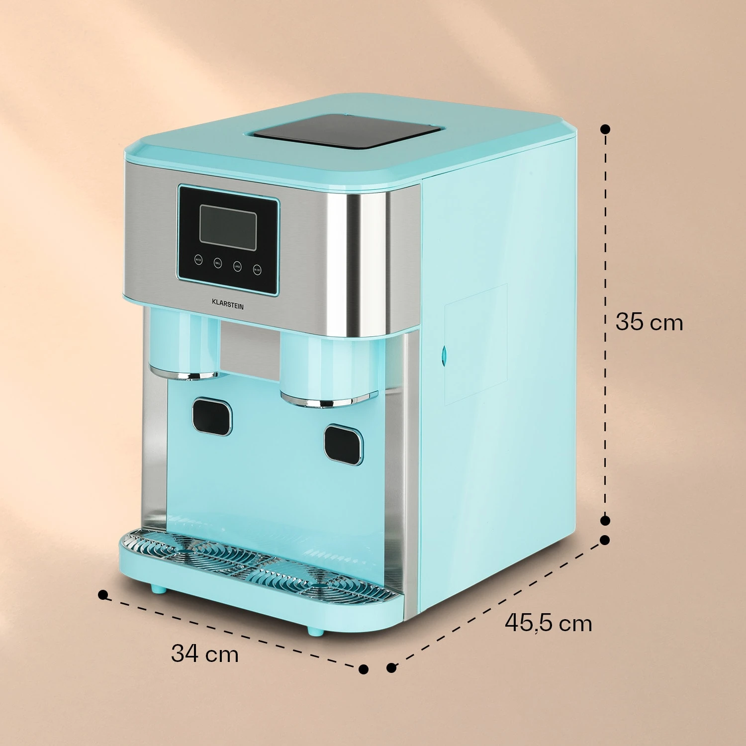 Eiszeit Crush Eiswürfelmaschine 2 Größen Crushed Ice Eiszeit Crush Eiswürfelmaschine 2 Größen Crushed Ice -Klarstein Verkaufs 10035509 yy 0011 dimensions