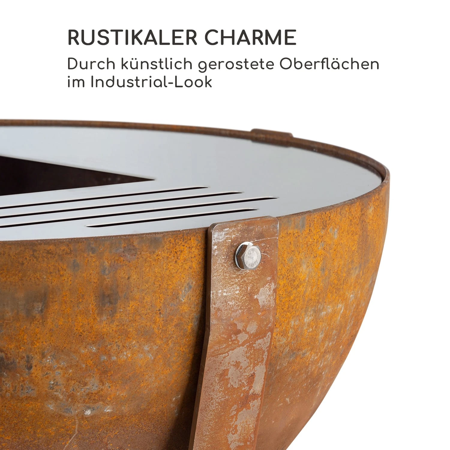 Fire Globe Feuerschale mit Grill Ø60cm Stahl Fire Globe Feuerschale Mit Grill Ø60cm Stahl -Klarstein Verkaufs 10035510 de 0006 logo