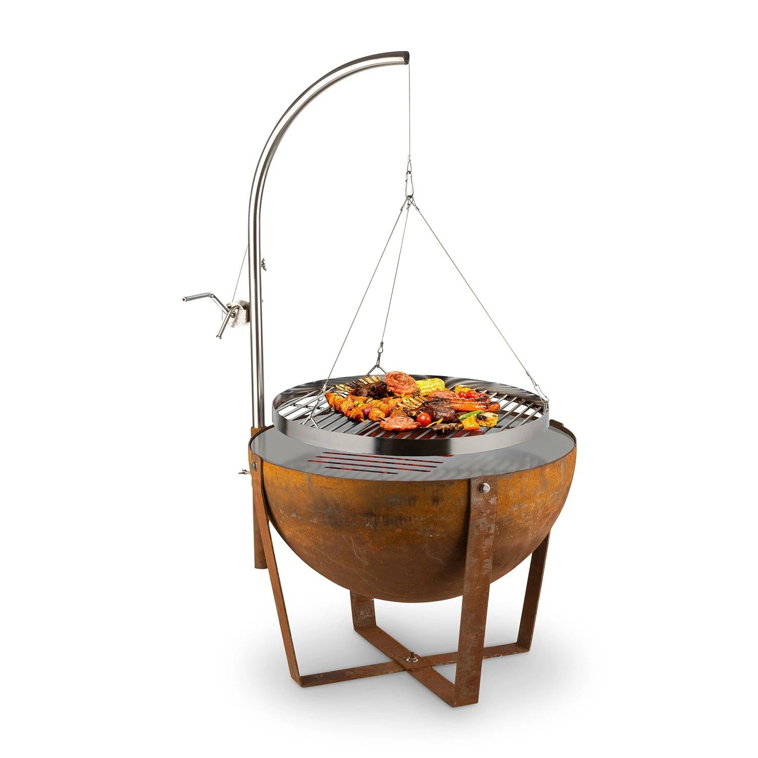 Fire Globe Feuerschale mit Grill Ø60cm Stahl Fire Globe Feuerschale Mit Grill Ø60cm Stahl -Klarstein Verkaufs 10035510 yy 0001 titel