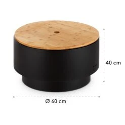 Pompeji Feuerschale Und Grill Ø60cm Stahl -Klarstein Verkaufs 10035515 yy 0007 logo blumfeldt Pompeji Feuerschale u Grill schwarz