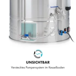 Brauheld Pro Maischekessel 3300W 70L 30-100°C Umwälzpumpe Edelstahl 3 Brauheld Pro Maischekessel 3300W 70L 30-100°C Umwälzpumpe Edelstahl -Klarstein Verkaufs 10035516 de 0004 logo