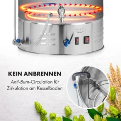Brauheld Pro Maischekessel 3300W 70L 30-100°C Umwälzpumpe Edelstahl 5 Brauheld Pro Maischekessel 3300W 70L 30-100°C Umwälzpumpe Edelstahl -Klarstein Verkaufs 10035516 de 0006 logo