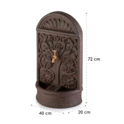 Blumquell Solarbrunnen LED 5 M Kabel Kunststein Solarpanel 7 Blumquell Solarbrunnen LED 5 M Kabel Kunststein Solarpanel -Klarstein Verkaufs 10035542 yy 0008 logo blumfeldt Blumquell Solarbrunnen braun