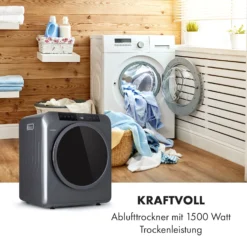 EZ Dry Wäschetrockner Ablufttrockner 1500W 6kg 60cm -Klarstein Verkaufs 10035544 de 0004 logo