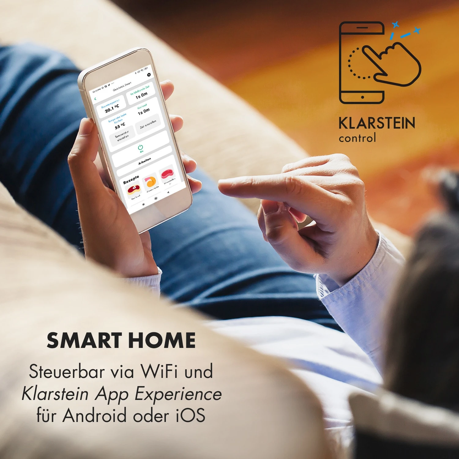 Quickstick Smart Sous Vide Pumpe 3D Circulation 20-95 °C Quickstick Smart Sous Vide Pumpe 3D Circulation 20-95 °C -Klarstein Verkaufs 10035556 de 0002 logo