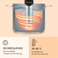 Quickstick Smart Sous Vide Pumpe 3D Circulation 20-95 °C 4 Quickstick Smart Sous Vide Pumpe 3D Circulation 20-95 °C -Klarstein Verkaufs 10035556 de 0005 logo