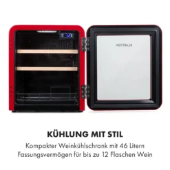 Vinetage 12 Getränkekühler Kühlschrank 48 Liter 4-22°C Retro-Design 2 Vinetage 12 Getränkekühler Kühlschrank 48 Liter 4-22°C Retro-Design -Klarstein Verkaufs 10035569 de 0003 logo