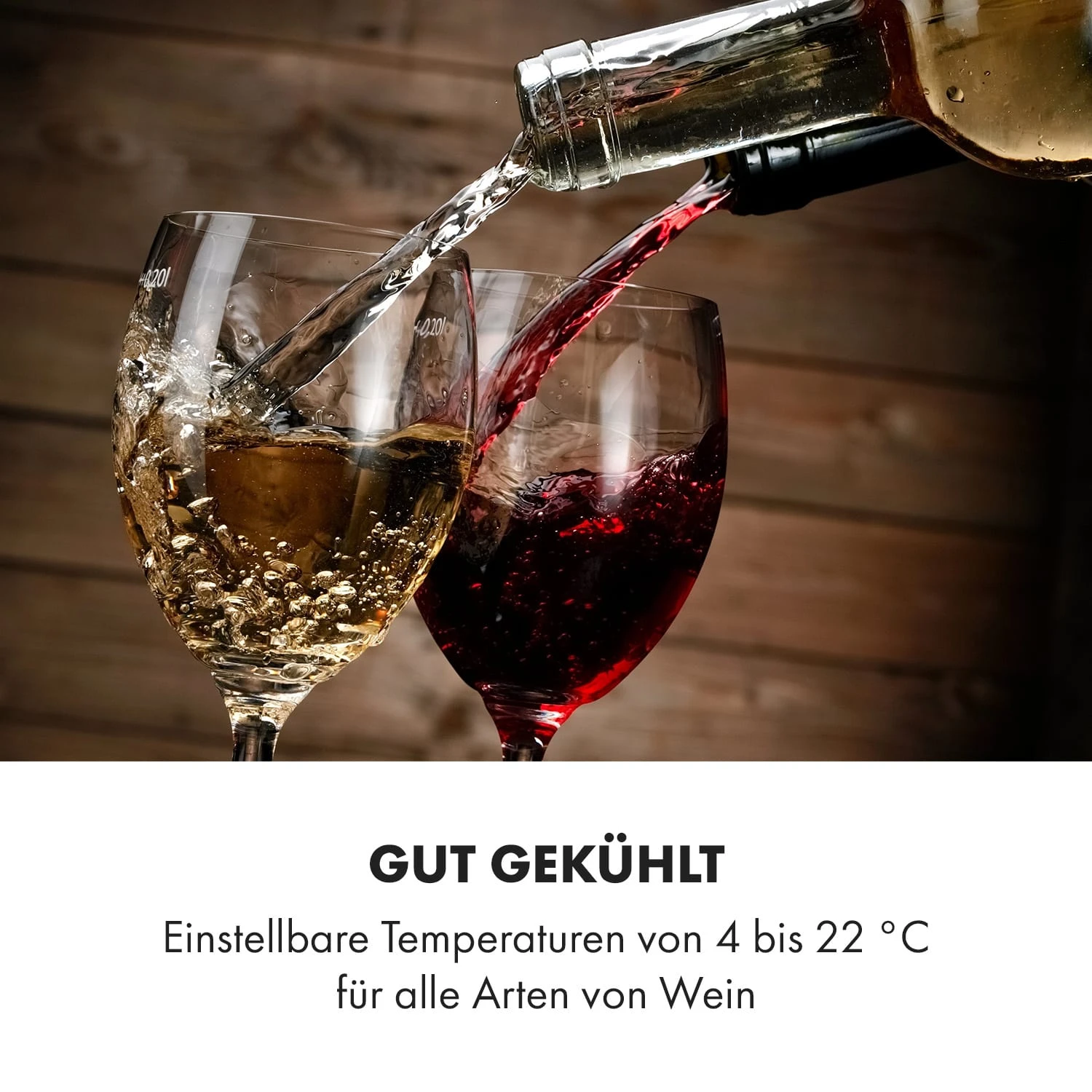 Vinetage 12 Getränkekühler Kühlschrank 48 Liter 4-22°C Retro-Design Vinetage 12 Getränkekühler Kühlschrank 48 Liter 4-22°C Retro-Design -Klarstein Verkaufs 10035569 de 0005 logo