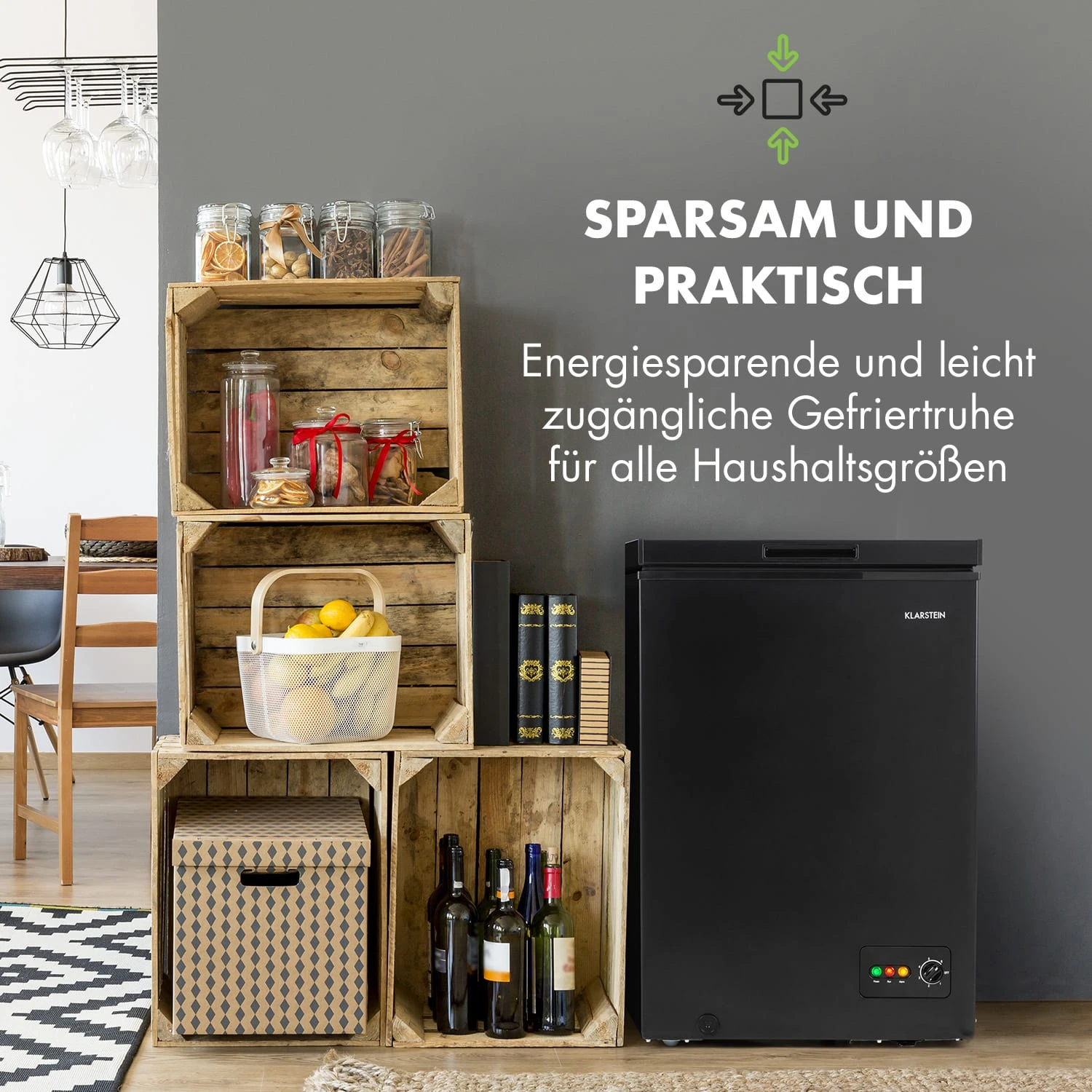 Iceblokk 100 Gefriertruhe Gefrierschrank 100 L 75 W Iceblokk 100 Gefriertruhe Gefrierschrank 100 L 75 W -Klarstein Verkaufs 10035587 de 0002 logo