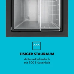 Iceblokk 100 Gefriertruhe Gefrierschrank 100 L 75 W 3 Iceblokk 100 Gefriertruhe Gefrierschrank 100 L 75 W -Klarstein Verkaufs 10035587 de 0004 logo