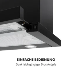 Mariana 60 Flachschirmhaube 500 M³/h Abluft LED -Klarstein Verkaufs 10035597 de 0004 logo