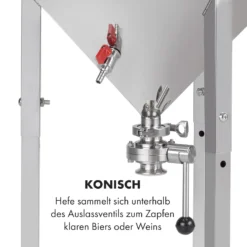 Gärkeller Pro XL Fermentierkessel 60 Liter Ablassventil 304-Edelstahl -Klarstein Verkaufs 10035622 de 0008 logo