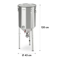 Gärkeller Pro XL Fermentierkessel 60 Liter Ablassventil 304-Edelstahl -Klarstein Verkaufs 10035622 yy 0010 logo Klarstein Conical Fermenter 60L
