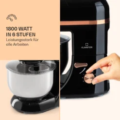 Lucia Elegance Küchenmaschine Mixer Fleischwolf 2000W BPA-frei -Klarstein Verkaufs 10035639 de 0003 logo