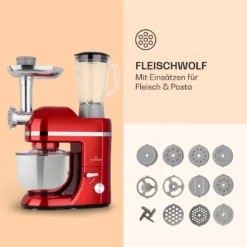 Lucia Elegance Küchenmaschine Mixer Fleischwolf 2000W BPA-frei -Klarstein Verkaufs 10035641 de 0005 logo