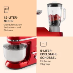 Lucia Elegance Küchenmaschine Mixer Fleischwolf 2000W BPA-frei -Klarstein Verkaufs 10035641 de 0006 logo