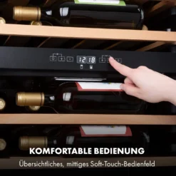 Vinamour 37 Duo Weinkühlschrank 2 Kühlzonen 112 Liter 37 Flaschen -Klarstein Verkaufs 10035663 de 0005 logo