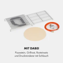 Pizzaiolo Neo Gas-Pizzaofen Inkl. Pizzastein Thermometer Edelstahl -Klarstein Verkaufs 10035708 de 0007 logo