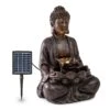 Dharma Solarbrunnen LED 48 X 72 X 41 Cm (BxHxT) Polyresin