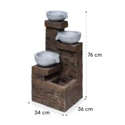 Fez Solarbrunnen LED 34 X 76 X 36 Cm (BxHxT) Polyresin 7 Fez Solarbrunnen LED 34 X 76 X 36 Cm (BxHxT) Polyresin -Klarstein Verkaufs 10035716 yy 0008 logo