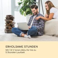 Stonehenge Solarbrunnen LED-Beleuchtung Polyresin Lithium-Ionen-Akku -Klarstein Verkaufs 10035727 de 0006 logo