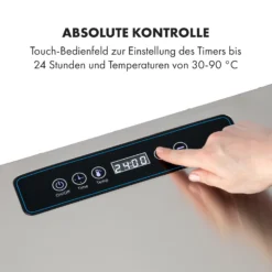 Captain Jerky 110 Dörrautomat 1000W 30-90 °C 24h-Timer Edelstahl 2 Captain Jerky 110 Dörrautomat 1000W 30-90 °C 24h-Timer Edelstahl -Klarstein Verkaufs 10035735 de 0003 logo