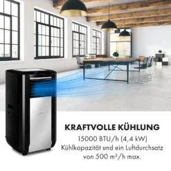 Max Breeze Smart Mobile Klimaanlage 15000 BTU/h (4,4 KW) EEC A 2 Max Breeze Smart Mobile Klimaanlage 15000 BTU/h (4,4 KW) EEC A -Klarstein Verkaufs 10035742 de 0003 logo