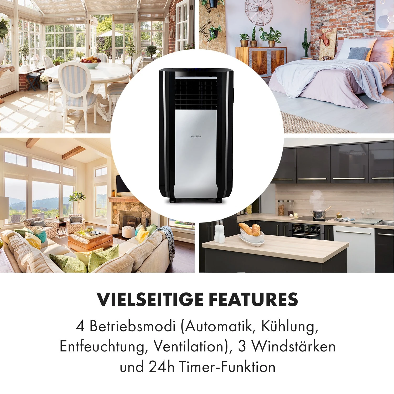 Max Breeze Smart mobile Klimaanlage 15000 BTU/h (4,4 kW) EEC A Max Breeze Smart Mobile Klimaanlage 15000 BTU/h (4,4 KW) EEC A -Klarstein Verkaufs 10035742 de 0006 logo
